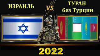 Израиль VS Туран без Турции /Кыргызстан Азербайджан Узбекистан Туркменистан Казахстан Сравнение арми