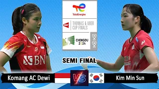 Komang Ayu Cahya Dewi vs Kim Min Sun | Thomas & Uber Cup Finals 2024 | SF