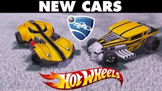 Rocket League | New Hot Wheels Cars Gameplay (Twin Mill III & Bone Shaker)