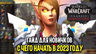 WOW: CLASSIC HARDCORE ДЛЯ НОВИЧКОВ: ГАЙД В 2023 ГОДУ