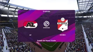 PES 2020 | AZ Alkmaar vs Emmen - Netherlands Eredivisie | 10 November 2019 | Full Gameplay HD