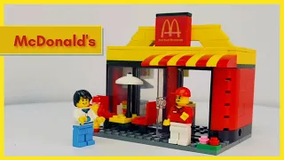 LEGO McDonald's mini building- speed build -(unofficial lego set)