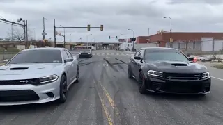 2020 Widebody Hellcat Charger Vs 19 Charger Hellcat/Pov Footage!!