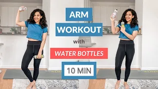 Get LEAN & TONED ARMS With Water Bottles 💦