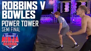 Matthew Bowles and Charlie Robbins face Power Tower | Australian Ninja Warrior 2020