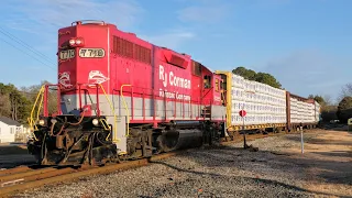 The First Run of RJ Corman on the VF-line: Raleigh to Fuquay-Varina, NC - 12/19/2022
