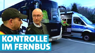 Wie die Polizei Fernbusse kontrolliert