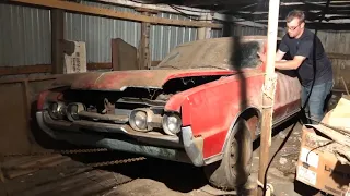 Rescue 1967 Oldsmobile Cutlass | Barn Find Rescue After 35 years!!