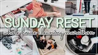 ✨ SUNDAY RESET MARATHON | All Day Whole House Clean With Me! | Homemaking Motivation | Whitney Pea