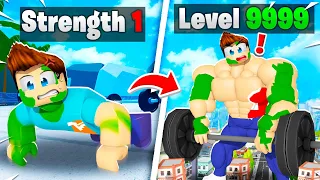 Becoming the STRONGEST ROBLOX PLAYER in the WORLD!