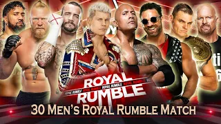 WWE Royal Rumble 2024 Men's Entry Promo & Winner