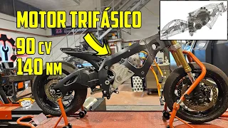 GSXR-E: FABRICANDO una MOTO ELECTRICA con 55 kW y 140nm⚡⚡ | #gsxr #cnc #motoelectrica