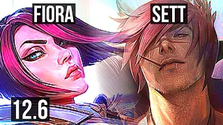 FIORA vs SETT (TOP) | 11/0/3, 6 solo kills, Legendary, 600+ games | EUW Master | 12.6