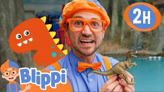 Blippi Meets Stanley The Dinosaur! | 2 HOURS OF BLIPPI TOYS! | Educational Videos for Kids