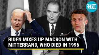 'Crazy': Biden Roasted For Claiming To Have Met French Leader Mitterrand In 2021, Who Died In 1996