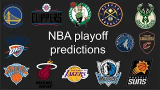 2024 Play-in + Playoff Predictions