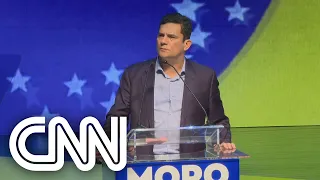 Moro se filia ao Podemos com discurso em defesa da Lava Jato | NOVO DIA