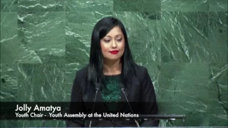 Jolly Amatya - Youth Chair of the Youth Assembly at the United Nations