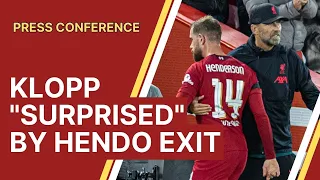 Jurgen Klopp admits surprise at Henderson wanting to leave Liverpool