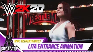 WWE 2K20: Lita Entrance Animation #WWE2K20