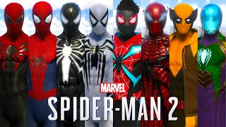 Marvel's Spider-Man 2 PS5 - All Suits & Styles Showcase (4K 60FPS)
