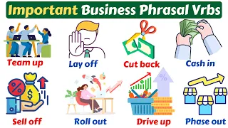 20 Super Useful Business Phrasal Verbs | Phrasal Verbs In English | English Vocabulary