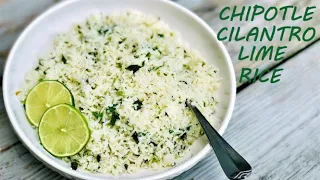 COPYCAT CHIPOTLE CILANTRO LIME RICE | Easy Cilantro Rice Pilaf