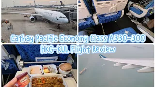 Cathay Pacific Economy Class A330-300 HKG-KUL Flight Review