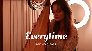 Britney Spears - Everytime (Harp Cover)
