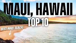 Top 10 things to do in Maui, Hawaii in 2024 (Adventure Itinerary) - 4K Travel Guide