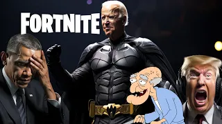 Presidents Play Fortnite Hunger Games (Obama Trump Biden) with Viewers and Herbert