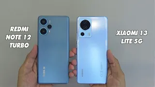 Xiaomi Redmi Note 12 Turbo vs Xiaomi 13 Lite | SpeedTest and camera comparison