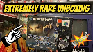 Perfect Dark Nintendo 64 Unboxing - One of the world's rarest consoles