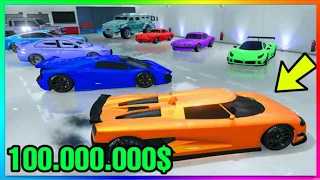 100.000.000$ und über 50 neue Autos in GTA 5 ONLINE❗💶 Meine GTA 5 Garagen Tour 2021 - Venom Aimz