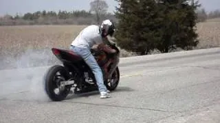 Rowsom gsxr 1000 burnout