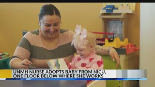 UNM Children's Hospital nurse adopts NICU baby