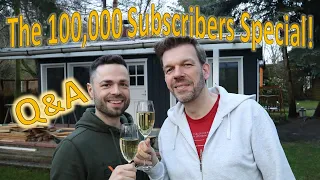 Renovating an abandoned Tiny House #48: The 100,000 Subscribers-Q&A-Special!