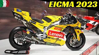 EICMA 2023 Milano - MotoGP Ducati Desmosedici GP23, Aprilia RS-GP23, KTM RC16, Yamaha YZR-M1