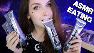 АСМР ПРОБУЮ КОСМИЧЕСКОЕ ПИТАНИЕ 🚀 ASMR TRYING SPACE FOOD 🛸 [ Итинг  Eating ] [ Mukbang  Мукбанг]