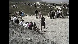 Jūras svētki Rojas pludmalē.1995.gadā.