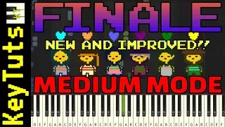 NEW AND IMPROVED - Learn to Play Finale from Undertale - Medium Mode