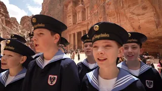 Vienna Boys' Choir singing "Ode to Joy" in Petra (Jordan) for Europe Day 2022