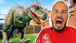 HIRING A $50,000 DINOSAUR TO PRANK BILLY 😱🤣