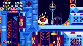 Sonic Mania Plus Knuckles Speedrun No Emeralds (1:26:16)