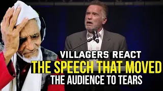 Arnold Schwarzenegger Inspires Villagers with Powerful Motivational Speech ! Tribal People React