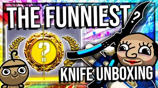THE FUNNIEST KNIFE UNBOX EVER (BUTTERFLY KNIFE)