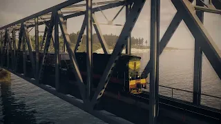 Железнодорожный мост в minecraft/Railroad bridge in the minecraft