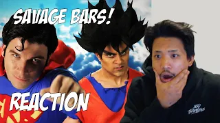 Goku vs Superman Epic Rap Battles of History (REACTION!)