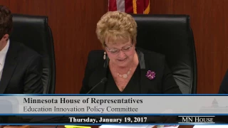 House Education Innovation Policy Committee  1/19/17