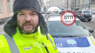 Видео с места полицейской спецоперации по остановке опасного нарушителя:   Киев. Майдан